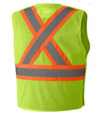 6932 Hi-Viz Safety Tear-Away Vest L/XL