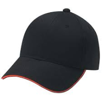 6F580M, CAP, BLACK/ORANGE