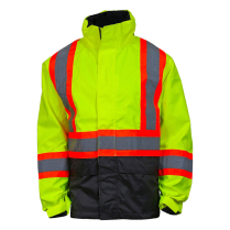 71088 ALTA HIGH VIS WATERPROOF SHELL JACKET YELLOW LARGE