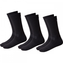 79646 MANCHESTER 3 PACK SOCKS BLACK 36
