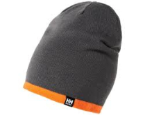79883 HH MANCHESTER BEANIE DARK GREY/ORANGE