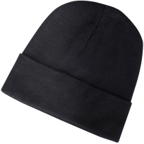 C300 PIONEER BLACK DOUBLE LAYER TOQUE ONE SIZE