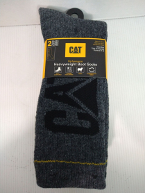 CT510131 2 PK CAT HEAVY WEIGHT SOCK GRAY XL