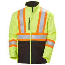 71088 ALTA SHELL JACKET (4" STRIPING), YELLOW/BLACK, XL