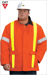 HO262 AGO ARC/FR INSULATED PARKA ORANGE SMALL