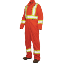S769 TOUGHDUCK UNLIND SAFETY OVERALL ORANGE 4X