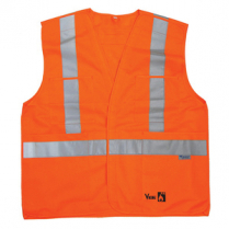 VEST SAF UNISEX L/XL ORN PREM POLYEST