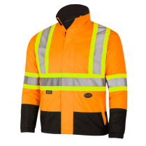5407M Hi-Viz Orange Heated Insulated Safety Jacket