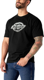 DICKIES SS GRAPHIC TEE SIZE M ,BLACK/WHITE