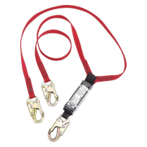 746144 Poly Web Y-Lanyard w/Energy Absorber,1.75" wide web