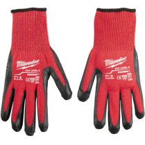 48-73-8932 Milwaukee(12) CUT 3 HIGH VIS GLOVE 12PK-L
