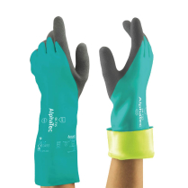 ANSELL 58-735/7 ALPHATEC CHEMICAL AND CUT GLOVE SZ7SMALL