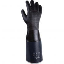 6781R-06-10 CHEMICAL RESISTANT GLOVE HIGH HEAT BLACK LARGE