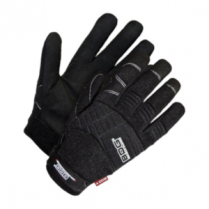 GLOVES BLK SYNTHETIC LEATHER MECHANICS LARGE