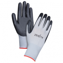 ZENITH LIGHTWEIGHT PALM COATED GLOVES,SIZE 7,SMALL