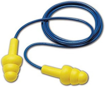 3M ULTRAFIT CORDED EAR PLUGS #340-4004 (100/BOX) ***