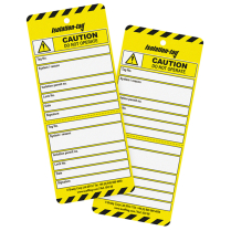 TAG ISOLATION &ldquo;OUT OF SERVICE&rdquo; (PERFORATED TEAR)