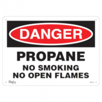 SGL579, "No Smoking" Sign, 10" x 14", Plastic, English