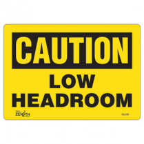 "LOW HEADROOM" SIGN