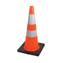 183 28" ORANGE PREMIUM PVC FLEXIBLE SAFETY CONE