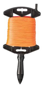 MILWAUKEE 39-250OR 250' ORANGE BRAIDED LINE W/REEL