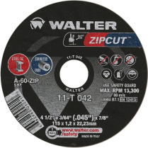 11T042 ZIPCUT DISC, 4-1/2" X 3/64"