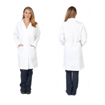 Lab Coat White Heavy 65/35 ploy/cotton, 4 Button
