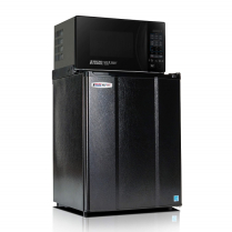 2.3 CF Black Fridge/MW Combo, Charge Station, Smoke Sensor