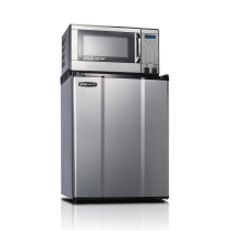 2.3 CF Stainless Fridge/MW Combo, Charge Station, Smoke Sens