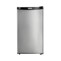 3.2 CF Fridge, Chill Space, Black w/ Steel Door