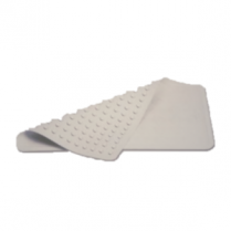 14x22 Rubber Tub Mat White #06400-1