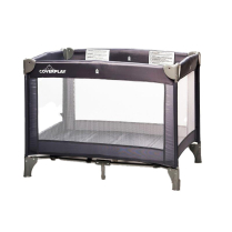 Grey Play Yard JPMA Certificate, w-Carry Bag & Mattress