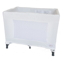 Sammy Play Yard Slipcover, White, 40x28.5x29.5 6/EA
