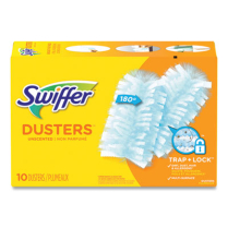 Refill Dusters, Dust Lock Fiber, Unscented, 10/Box, 4/case