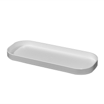 #BT-GWHITE Contempo Amenity Tray, Gloss White (12/CS)