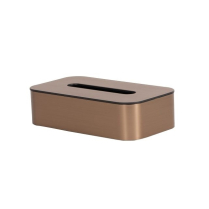 #FTB-BBRONZE Contempo Flat Tissue Box, Br Bronze (12/CS)