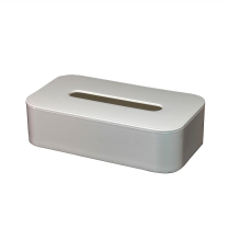 #FTB-GWHITE Contempo Flat Tissue Box, Gloss White (12/CS)