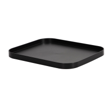 #IBT-GBLACK Contempo 10x12 Rect Tray, Gloss Black (12/CS)