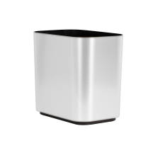 #WB14-BCHROME Contempo 14 Qt Wastebasket, Br Chrome (4/CS)