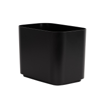 #WB8-GBLACK Contempo 8 Qt Wastebasket, Gloss Black (6/CS)