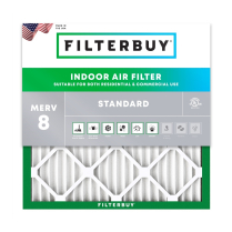 Filterbuy Pleated Air Filters, Merv 8
