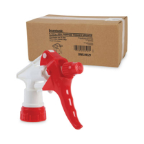 Trigger Sprayer, Fits 32 oz Bottles, Red/White, 24/case