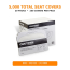 Professional Toilet Seat Covers,White, 250/pack 20/cs