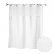 HookFree Shwr Crtn-71x77-Waffle Ptrn, win & snp lnr