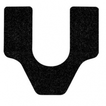 #C-20001-BL Antimicrobial Commode Mat, Black, 12/CS