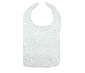 Premium White Terry Bibs