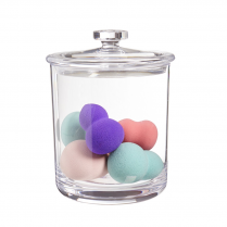 Jar Apothecary Acrylic W/Lid 30 Oz
