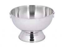 14Qt. Stainless Steel Bowl With Decorative Handle Rings