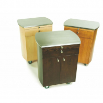 Touch America Timbale Cart W/ SS Top, Maple