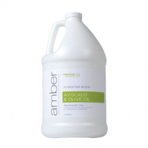 Amber Avocado & Olive Oil Therapeutic Massage Oil  Gallon